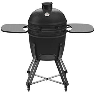Barbecook barbecue kamado Kamal 60 in ceramica, nero, XL, 138x84x110,5 cm