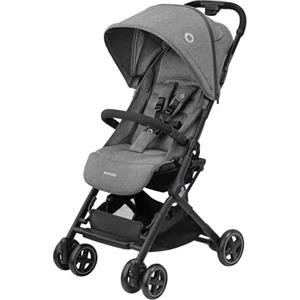 Maxi-Cosi Lara2 Passeggino Leggero per bambini 0 - 4 anni, 0 - 22 kg, Passeggino da Viaggio Pieghevole Chiusura Compatta, Reclinabile 3 Posizioni, Tessuti Traspiranti, 2 Cestelli, Select Grey