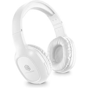 Music Sound | HEADBAND bluetooth Basic | Cuffie on ear bluetooth con archetto estendibile - PlayTime 8h - Colore Bianco