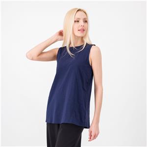 Denim & Co. Denim & Co Top smanicato in jersey di cotone