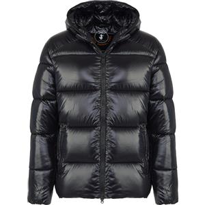 Save The Duck Piumino Animal Free Con Cappuccio Uomo Edgard Black