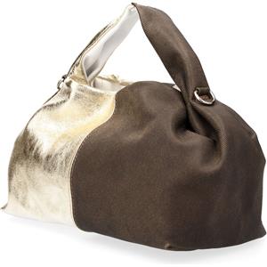 Ebarrito Borsa a mano in pelle patchwork Cioy