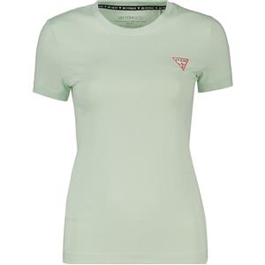 GUESS T-SHIRT GIROCOLLO MINI LOGO DONNA