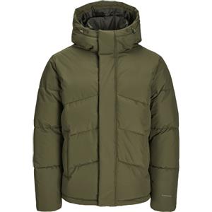 JACK & JONES WORLD PUFFER JACKET OLIVE NIGHT Piumino Uomo