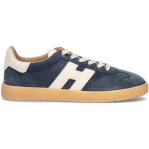 HOGAN - COOL Sneaker uomo blu in suede