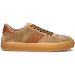TODS Sneaker uomo marrone in suede