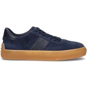 TODS Sneaker uomo blu in suede