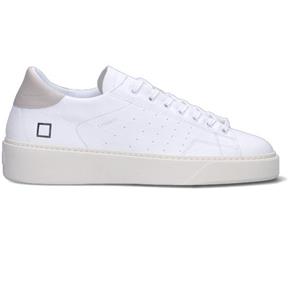 D.A.T.E. - LEVANTE Sneaker uomo bianca/grigia in pelle