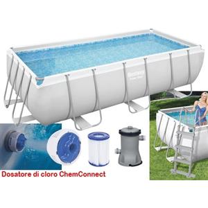 Bestway Piscina Power Steel rettangolare 404x201x100
