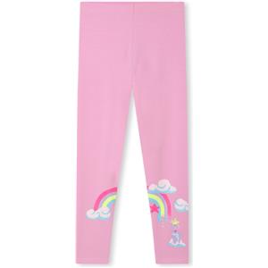 Leggins Billieblush rosa con fantasia sul fondo