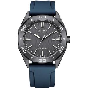 Citizen Orologio Citizen Active Sport grigio con cinturino in gomma blu BM7638-02H