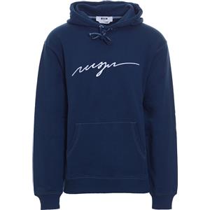 MSGM Felpe Primavera/Estate Cotone Blu M