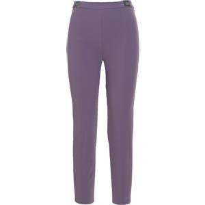 ELISABETTA FRANCHI Pantaloni Primavera/Estate Poliestere Viola 38,42