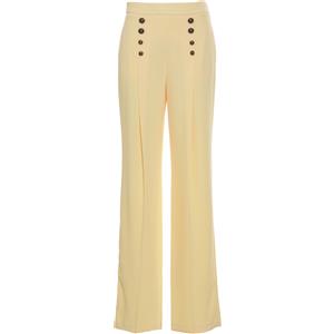 ELISABETTA FRANCHI Pantaloni Primavera/Estate Poliestere Giallo 42