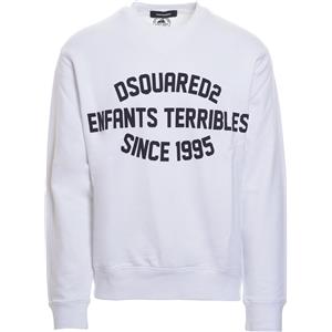 DSQUARED2 Felpe Primavera/Estate Cotone Bianco L,XL
