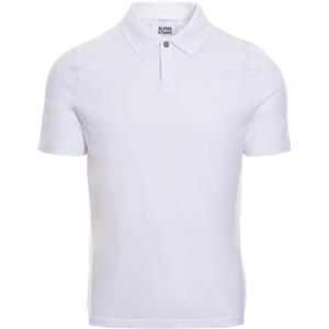 ALPHA STUDIO Polo Primavera/Estate Cotone Bianco 48,50,52,54