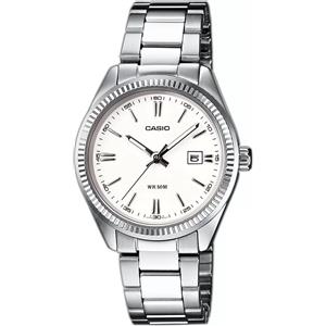 Casio Orologio Casio Acciaio Vintage Solo tempo LTP-1302PD-7A1VEG Argento