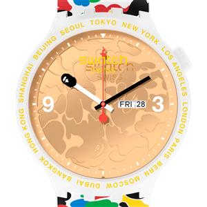 Swatch Bape Bronze Special Edition Tokyo 2020 SO27Z710