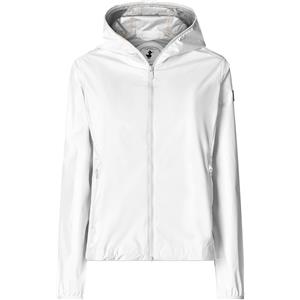 SAVE THE DUCK GIACCA CON CAPPUCCIO ZIP CONTRASTO STELLA DONNA