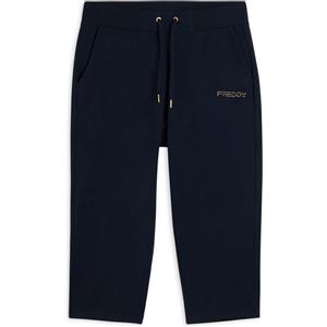 Freddy Pantaloni corsaro in jersey con logo perline