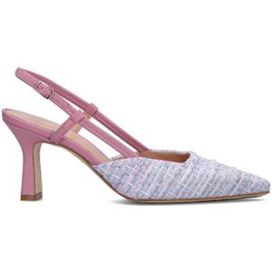JULIE DEE Slingback donna rosa/lilla in pelle