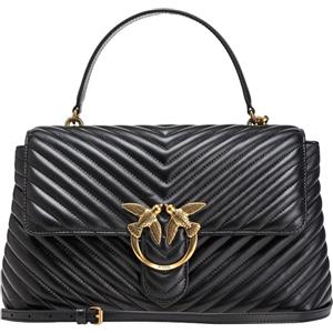 PINKO BORSA BIG LADY LOVE PUFF CHEVRON - 100042A0GK - nero