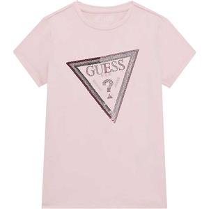 GUESS T-SHIRTS LOGO STRASS E PAILLETTES BAMBINA