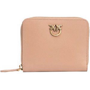 PINKO PORTAFOGLIO QUADRATO ZIP-AROUND IN PELLE - 100249A0F1 - nero