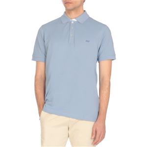 FAY POLO IN PIQUE STRETCH - NPMB250135STDWU602 - celeste