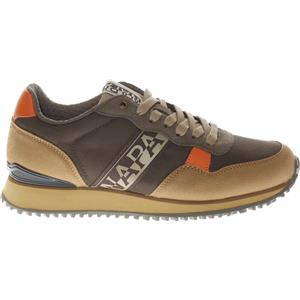 Napapijri Sneaker Cosmos in pelle e tessuto brown