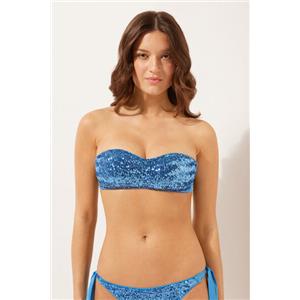 Calzedonia Fascia Imbottita Costume Surface Royal