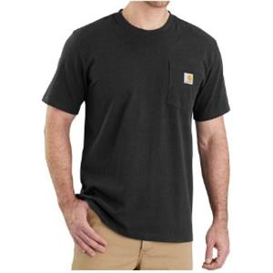 Carhartt Relaxed Fit Heavyweight Sl K87 Pocket T-Shirt M/M Nera Uomo