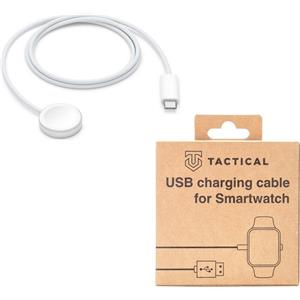 TACTICAL BASETTA CARICABATTERIE USB-C PER APPLE WATCH 1-2-3-4-6-7-8-9-SE ULTRA 1-2 WHITE