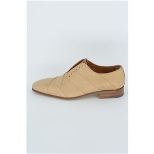 Santoni Stringate Primavera/Estate Pelle Beige 40.5