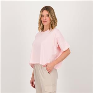 Risskio T-shirt over in cotone con fondo asimmetrico