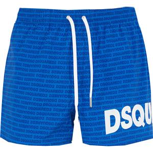 Dsquared2 Swim Boxer Midi Blue Sapphire/White