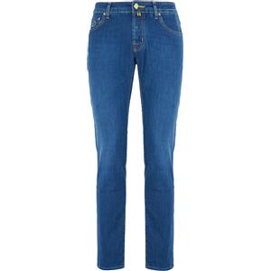 Jacob Cohen Jeans Regular-Slim 5 tasche Nick Slim In Denim Power Stretch Blu Medio