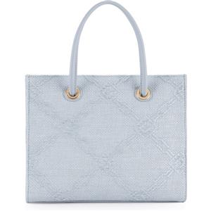 ELISABETTA FRANCHI BORSA PICCOLA IN RAFIA JACQUARD - BS83A52E2 - avorio