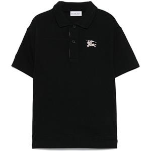 Burberry Kids polo con ricamo