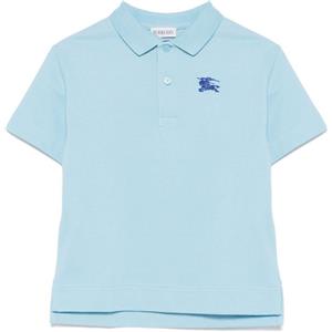 Burberry Kids polo con ricamo