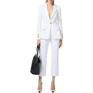 ELISABETTA FRANCHI TAILLEUR MONOPETTO IN CREPE - TP00151E2 - quarzo