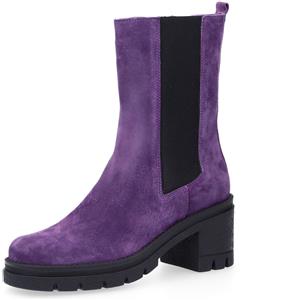 Galieti Stivaletti in pelle con inserto elastico e tacco 7 cm