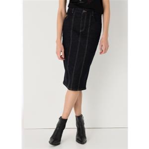 Lois Jeans per donna. 411522409 Gonna in denim lavato blu scuro [3190445], Casual, Cotone, Navy