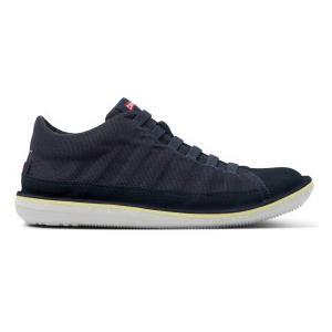 Camper per uomo. [36791-077] Sneakers in pelle Navy Beetle, Basso, Camoscio, Stringhe, Casual, Sostenibile