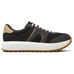 Camper per uomo. [K101060-008] Pantofole in pelle nera Pelotas Athens, Nero, 3 a 5cm, Stringhe, Casual, Sostenibile