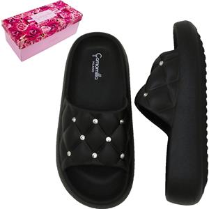 Camomilla Ciabatte Slippers Gala Nero - 39/40