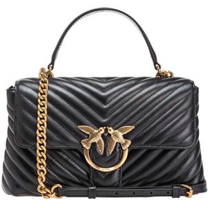PINKO BORSA CLASSIC LADY LOVE PUFF CHEVRON - 100043A0GK - cuoio