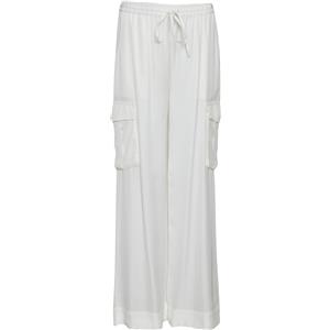 Parosh Pantalone Donna cargo con coulisse Bianco