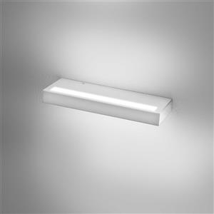 Gea luce GAP522- APPLIQUE LED BIEMISSIONE IN ALLUMINIO BIANCO DIMMERABILE 3000K 3656LM 34W 32CM