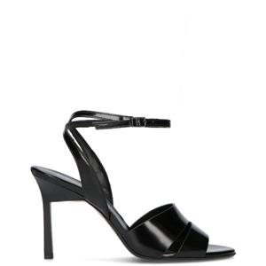 CALVIN KLEIN Sandalo donna nero in pelle